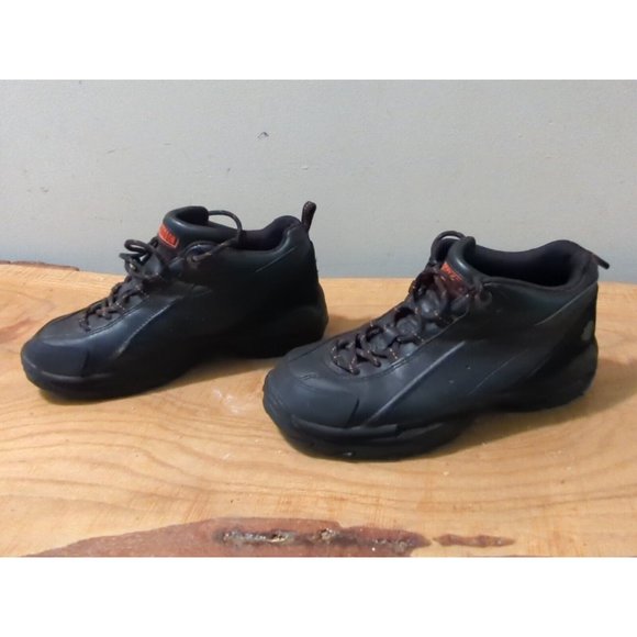 Harley-Davidson Sz9 USA 7 UK Black Lifestyle Sneakers Shoes Lace Up - Picture 3 of 7